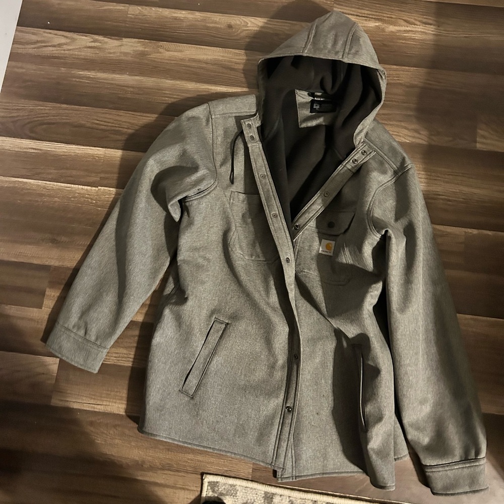Carhartt Grey XL Relaxed Fit Men’s Outerwear